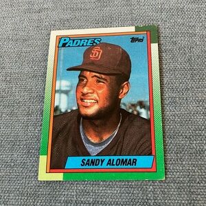 1990 Topps San Diego Padres Baseball Card Trading Card